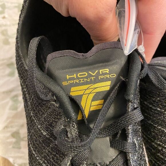 Under Armour Sprint Pro 3 Track and Field sprint spike Shoes black gold size 9 - Picture 4 of 8